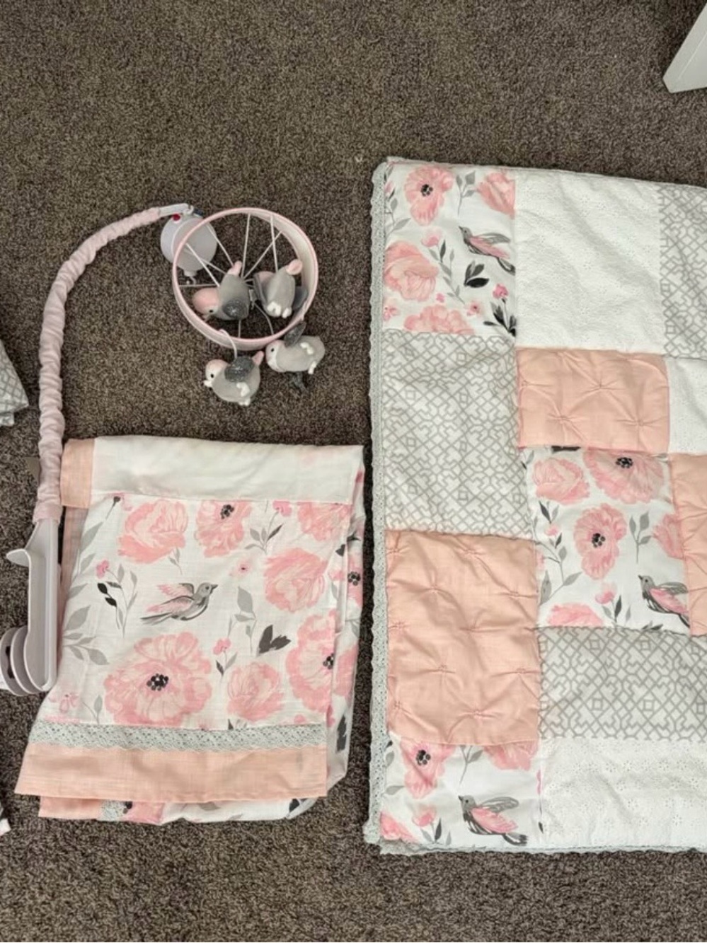 Levtex Elise baby crib comforter set 5 Pc
